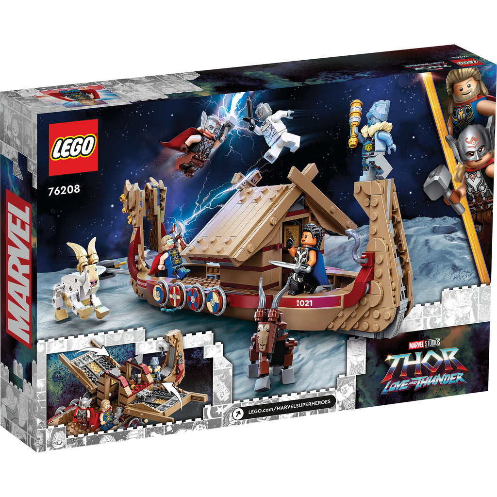 LEGO® Marvel The Goat Boat - Mô Hình Chiến Thuyền Viking Thor - LEGO 76208 LEGO - Lego Marvel