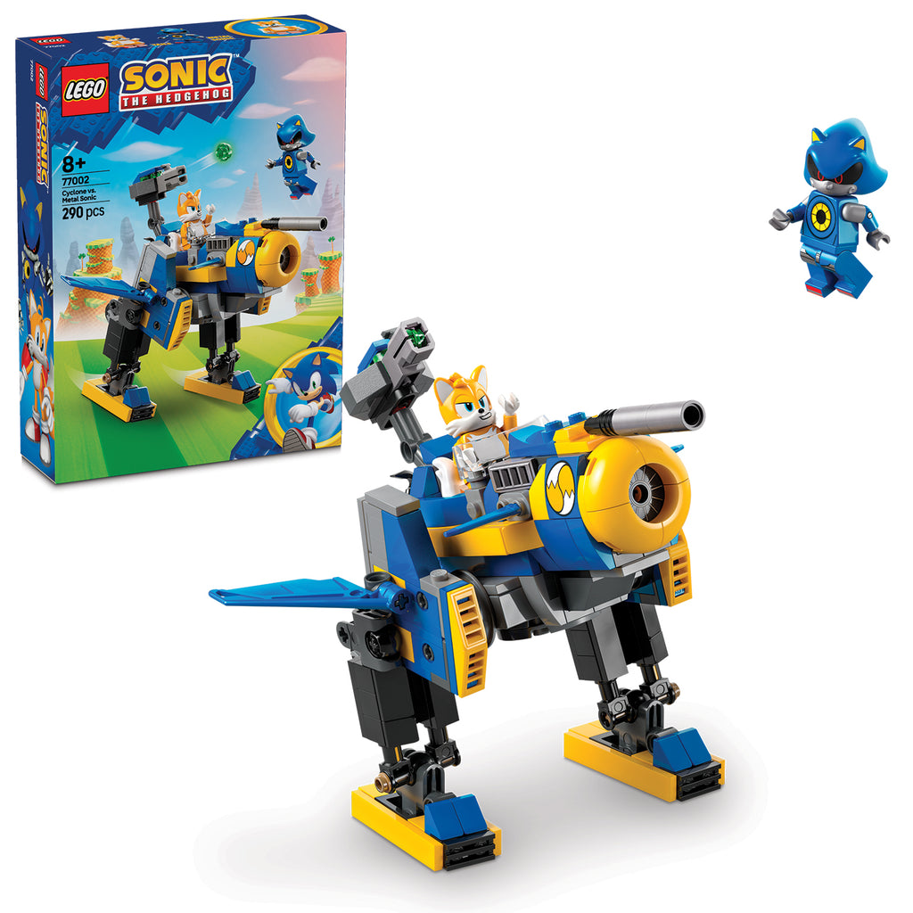 LEGO® Sonic the Hedgehog ™ Cyclone vs. Metal Sonic - Đồ Chơi Lắp Ráp Robot Biến Hình 77002