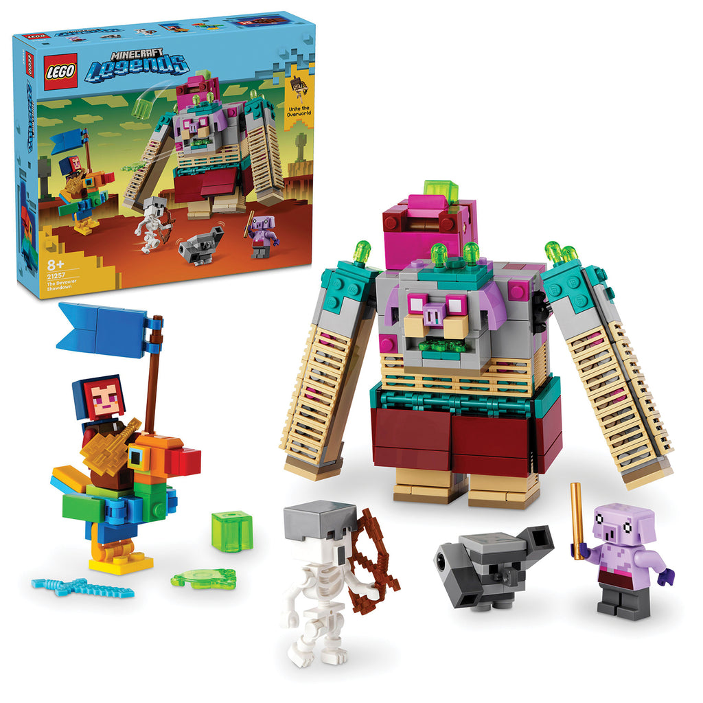 LEGO® Minecraft® The Devourer Showdown - Bộ Đồ Chơi Lắp Ráp Trận Chiến Minecraft Legends - LEGO 21257 LEGO - ảnh 5 - Building