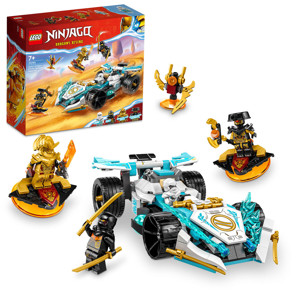 LEGO® NINJAGO® Zane’s Dragon Power Spinjitzu Race Car - Đồ chơi lắp ráp Xe đua Ninja - LEGO LEGO - ảnh 2 - Lego Construction 