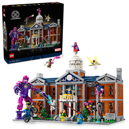 LEGO® Marvel X-Men: The X-Mansion - Bộ Lắp Ráp Dinh Thự X-Mansion 3093 Mảnh Ghép - LEGO 76294 LEGO Marvel - ảnh 4 - LEGO Marv