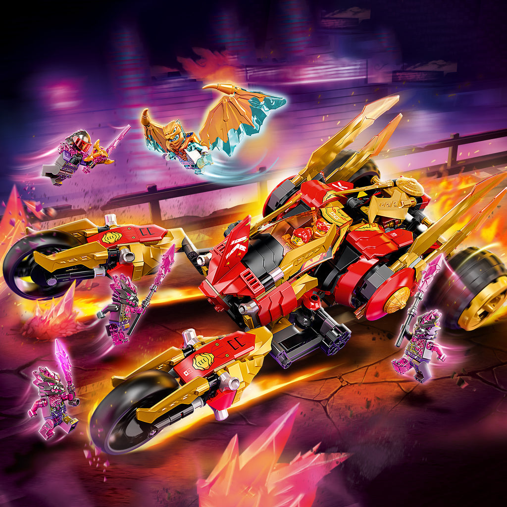 LEGO® NINJAGO® Kai’s Golden Dragon Raider - Đồ Chơi Lắp Ráp Xe Đua Rồng Vàng - LEGO 71773 LEGO - ảnh 2 - LEGO Construction Se