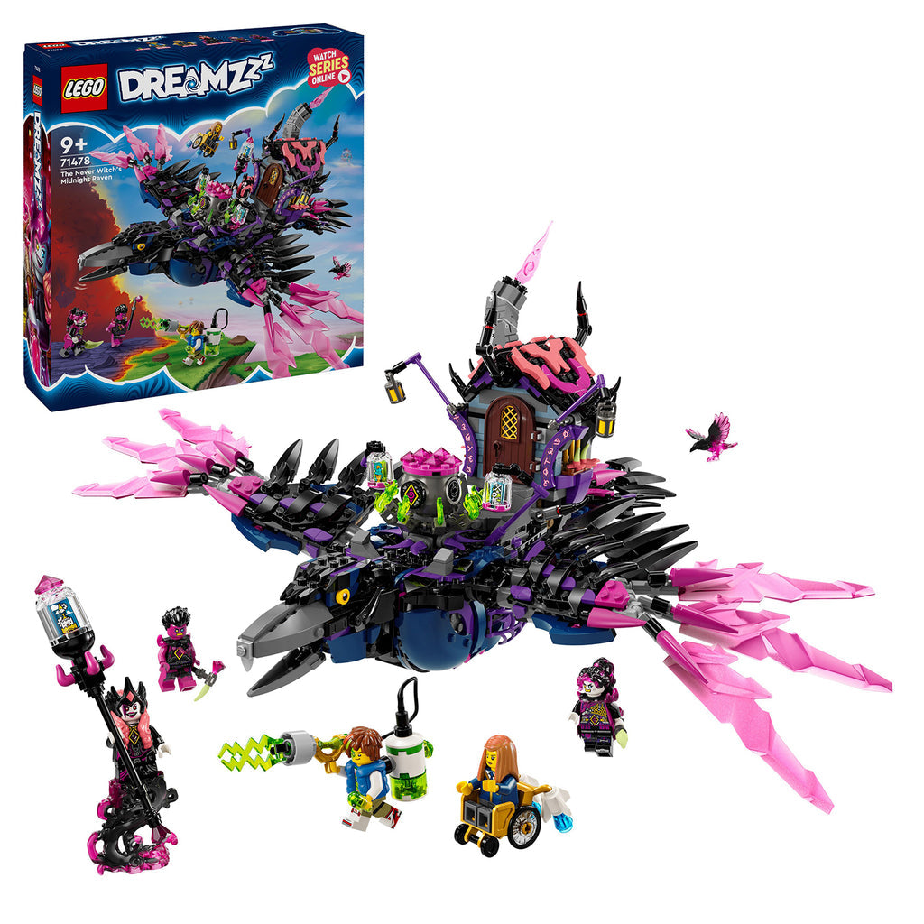 LEGO® DREAMZzz™ The Never Witch’s Midnight Raven (71478) Đồ Chơi Lắp Ráp Thế Giới Giấc Mơ LEGO 71478 - Hình ảnh bổ sung 9