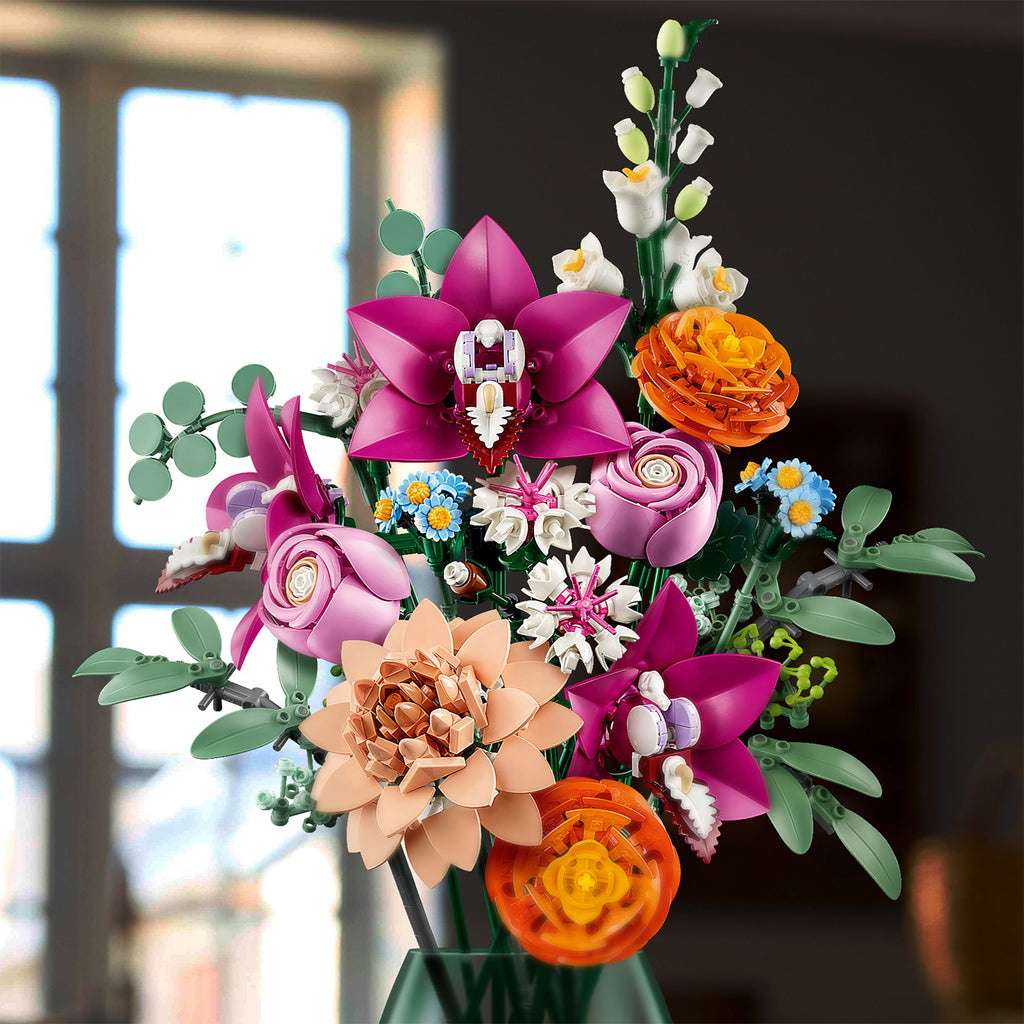 LEGO® Botanicals Pretty Pink Flower Bouquet - Bộ Lắp Ráp Bó Hoa Hồng Xinh Xắn (10342) - LEGO - Hình ảnh bổ sung 6
