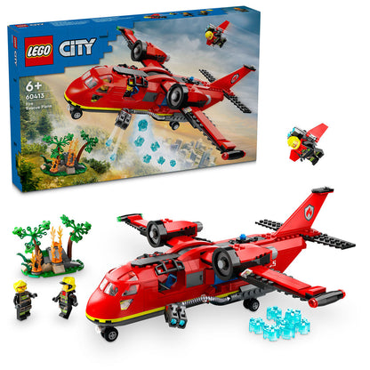 LEGO® City Fire Rescue Plane - Máy Bay Cứu Hỏa Thành Phố - LEGO 60413 LEGO - ảnh 4 - Đồ chơi lắp ráp