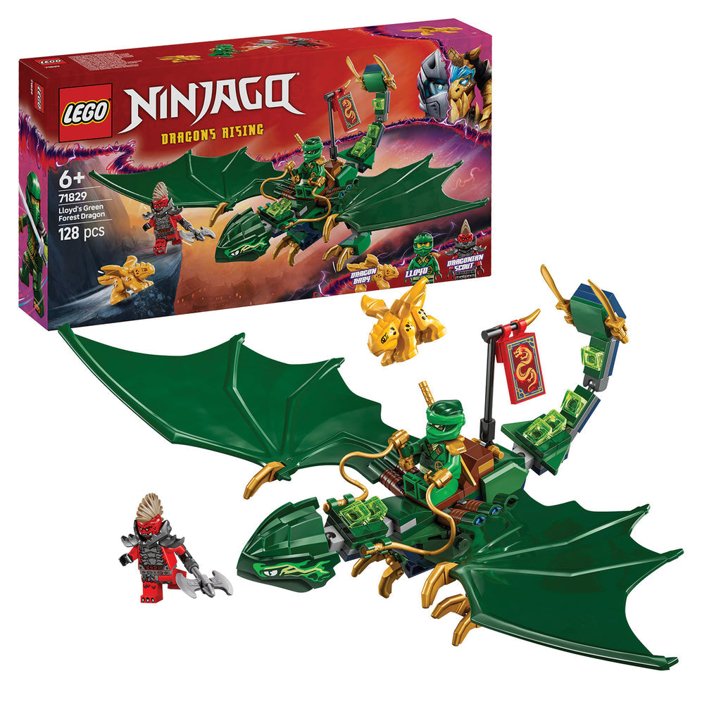 LEGO® NINJAGO® Lloyd’s Green Forest Dragon - Đồ Chơi Lắp Ráp Rồng Xanh Của Lloyd - LEGO 71829 LEGO - ảnh 1 - Building Sets