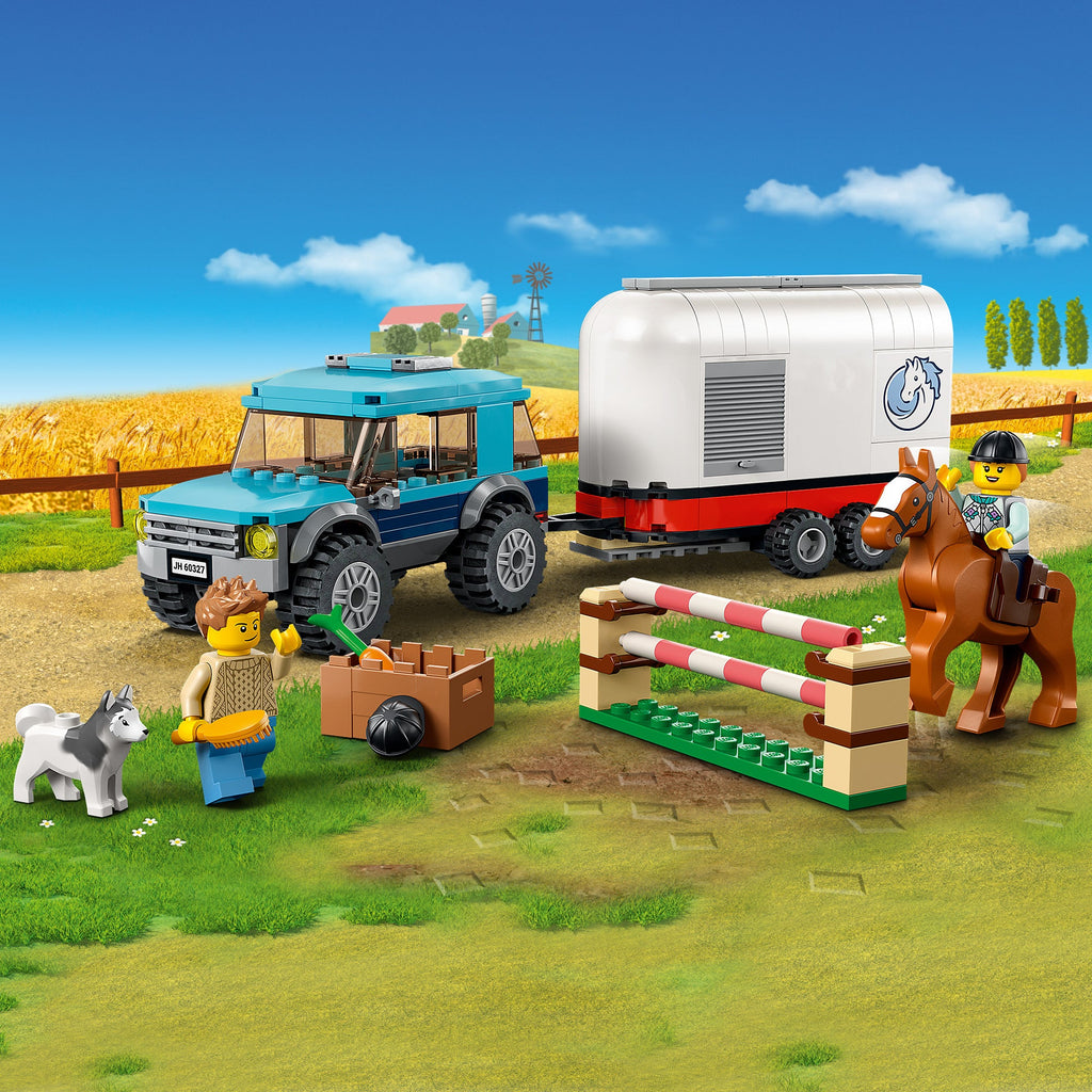 LEGO® City Horse Transporter - Đồ chơi lắp ráp Xe vận chuyển ngựa 60327