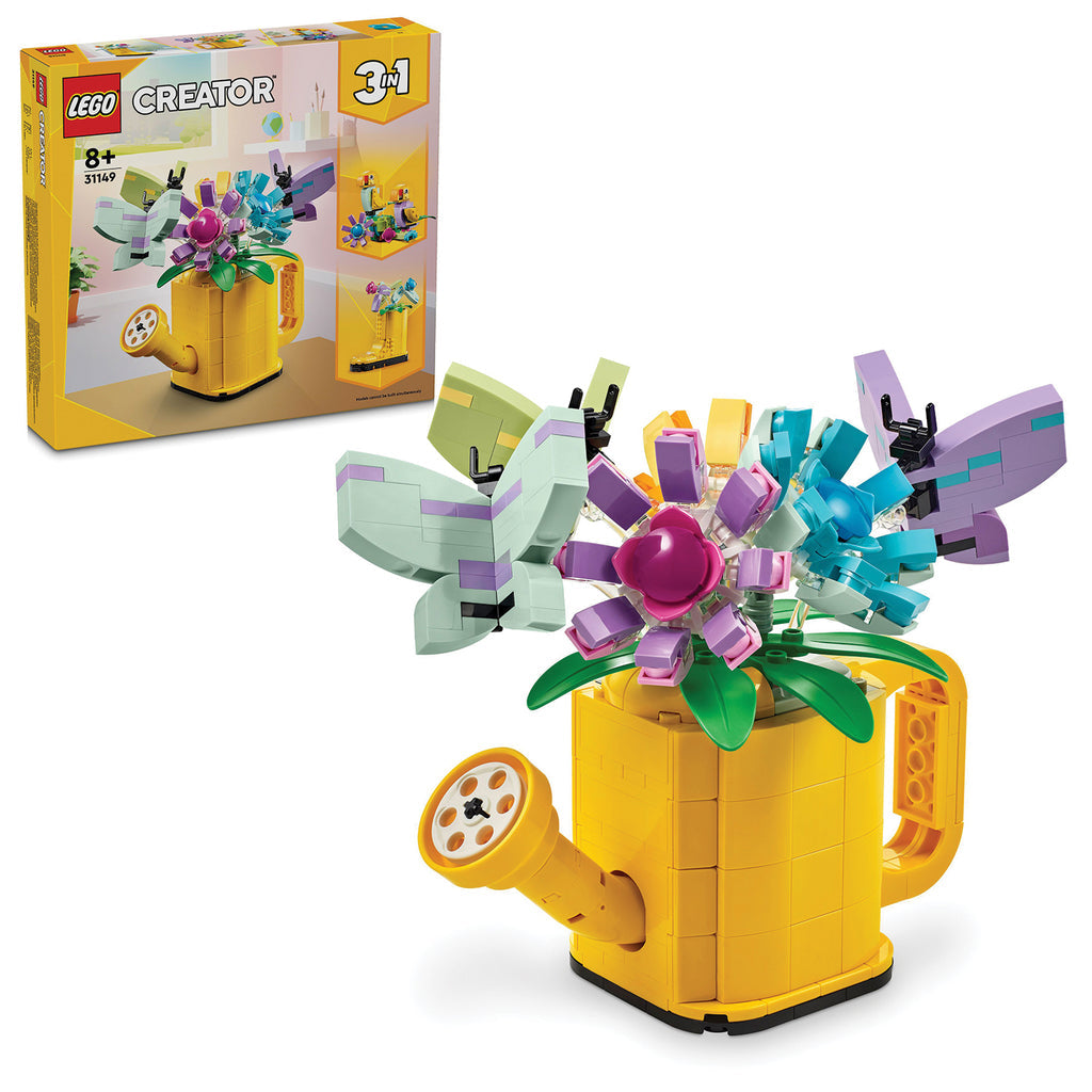 LEGO® Creator 3-in-1 Flowers in Watering Can - Bộ lắp ráp Bình tưới hoa 3 trong 1 - LEGO 31149