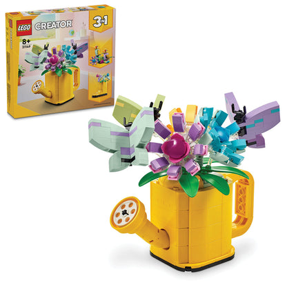 LEGO® Creator 3-in-1 Flowers in Watering Can - Bộ lắp ráp Bình tưới hoa 3 trong 1 - LEGO 31149