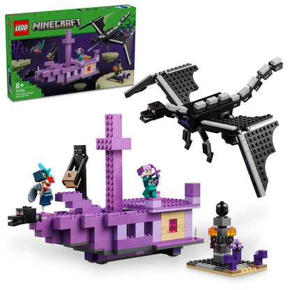 LEGO® Minecraft® The Ender Dragon and End Ship - Đồ chơi lắp ráp Rồng Ender và Tàu End Ship - LEGO 21264