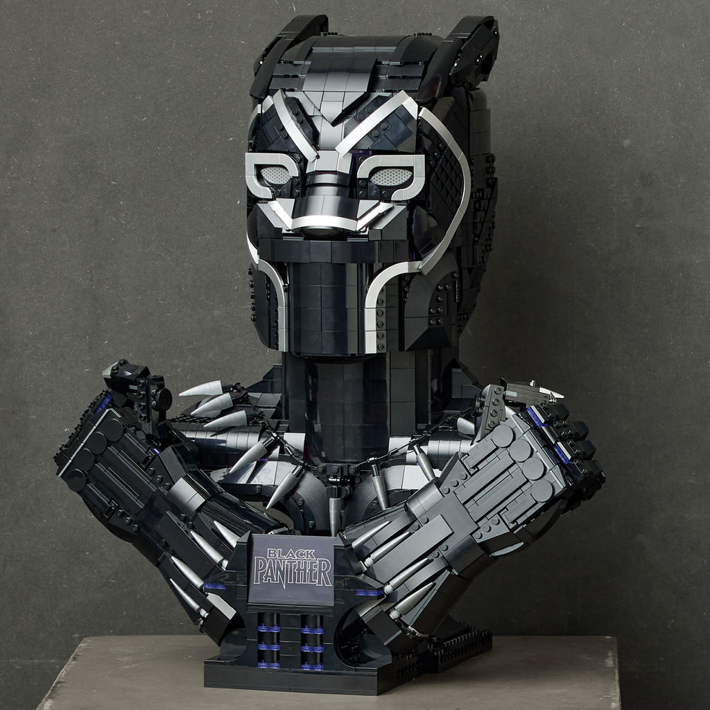 LEGO® Marvel Black Panther Bust - Mô Hình Lắp Ráp Vua T’Challa - LEGO 76215 - Hình ảnh bổ sung 7