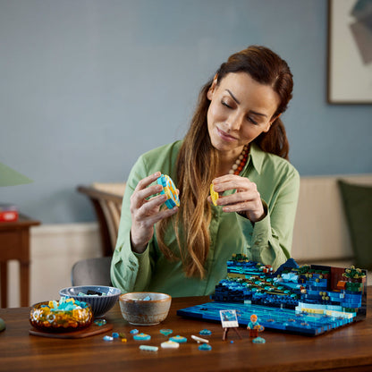 LEGO® Ideas Vincent van Gogh - The Starry Night - Bộ Lắp Ráp Mô Hình Nghệ Thuật 3D LEGO 21333 - Hình ảnh bổ sung 9