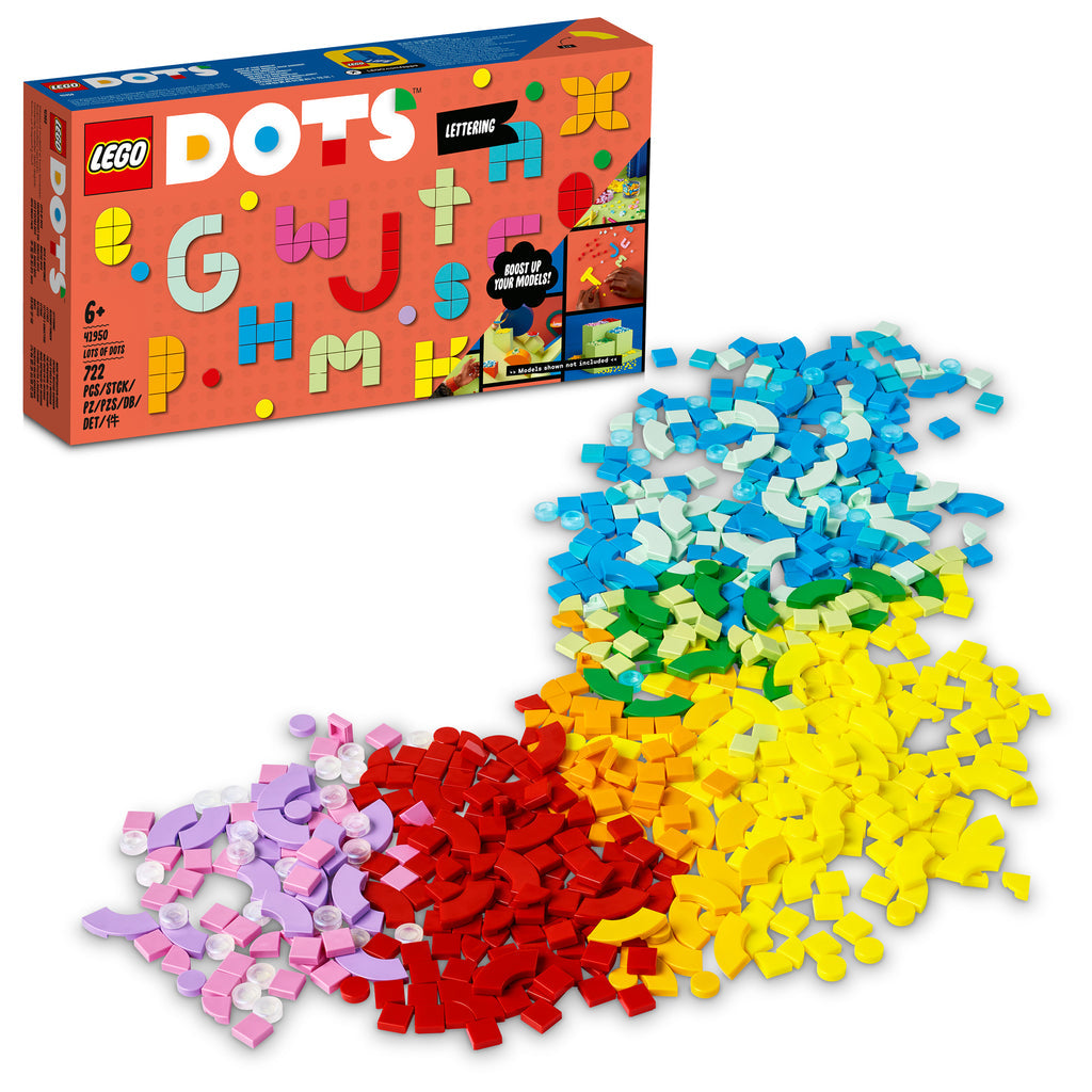LEGO® DOTS™ Lots of DOTS – Lettering - Bộ Gạch Chữ Cái Sáng Tạo LEGO 41950 LEGO - ảnh 7 - Lego