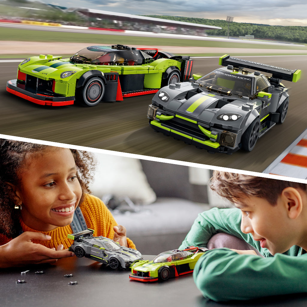 LEGO® Speed Champions Aston Martin Valkyrie AMR Pro and Aston Martin Vantage GT3 - Bộ đồ chơi lắp ráp siêu xe đua LEGO 76910 - Hình ảnh bổ sung 6