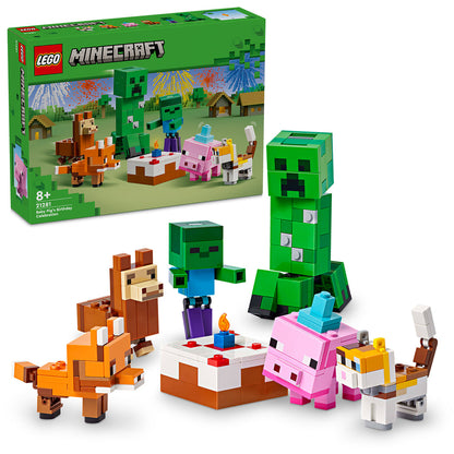 LEGO® Minecraft Baby Pig’s Birthday Celebration - Đồ chơi lắp ráp chủ đề Minecraft - LEGO 21281 LEGO - ảnh 1 - Lego