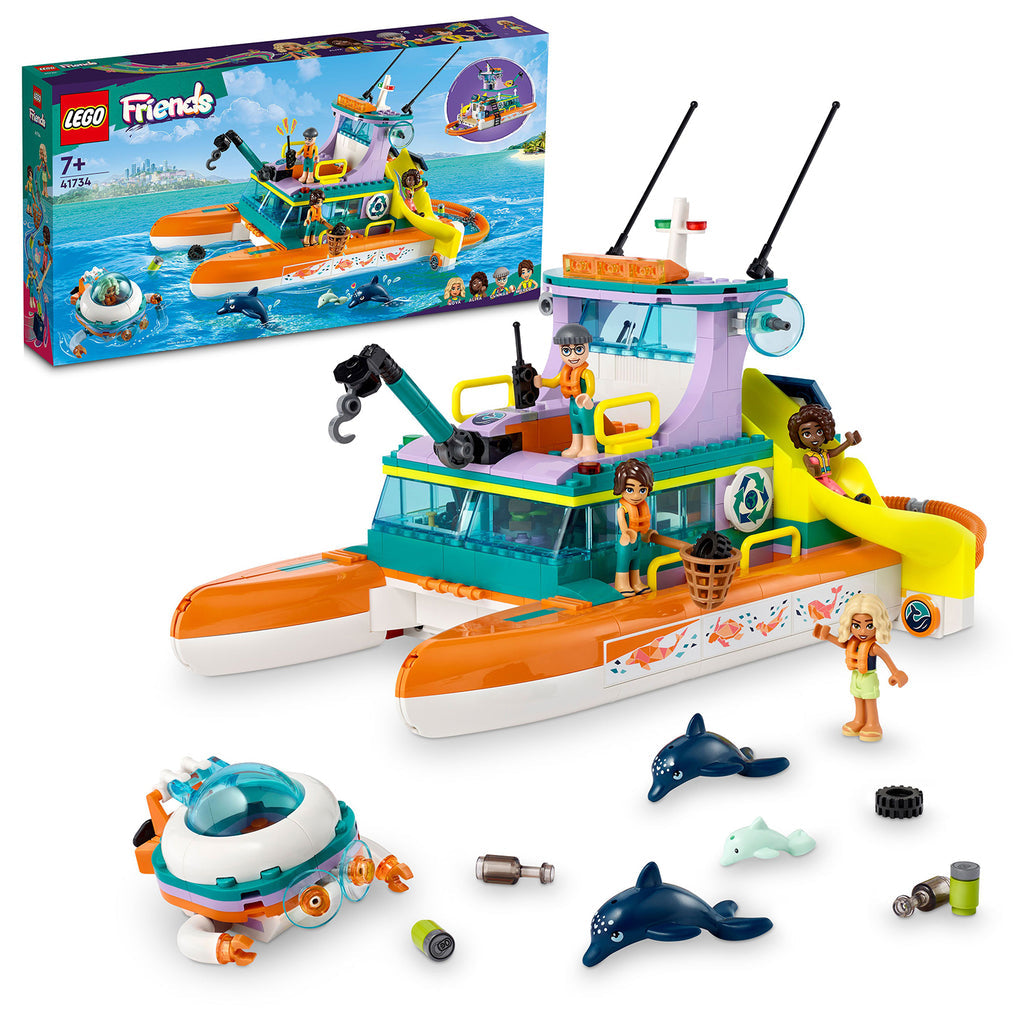 LEGO® Friends™ Sea Rescue Boat - Đồ chơi lắp ráp Tàu Cứu Hộ Biển - LEGO 41734 LEGO - ảnh 3 - Lego