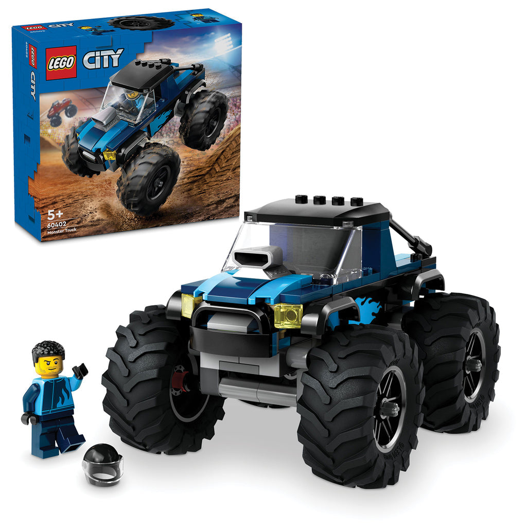 LEGO® City Blue Monster Truck - Đồ Chơi Lắp Ráp Xe Tải Quái Vật Xanh - LEGO 60402 LEGO - ảnh 1 - Đồ chơi lắp ráp
