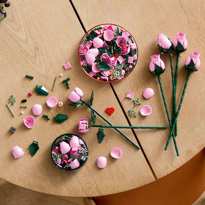 LEGO® Botanicals Bouquet of Pink Roses - Bộ Lắp Ráp Hoa Hồng Màu Hồng 10374 - LEGO - Hình ảnh bổ sung 6