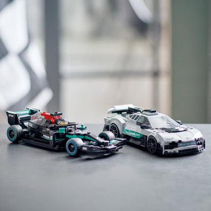 LEGO® Speed Champions Mercedes-AMG F1 W12 E Performance & Mercedes-AMG Project One - Bộ Lắp Ráp Xe Đua Siêu Xe Mercedes 76909 - Hình ảnh bổ sung 6