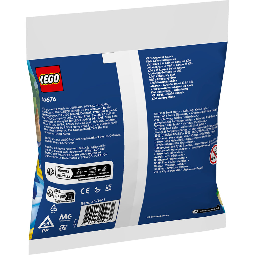LEGO® Sonic the Hedgehog™ Kiki's Coconut Attack - Đồ chơi lắp ráp Polybag Sonic 30676 - Hình ảnh bổ sung 6
