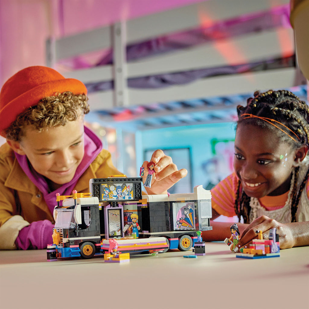 LEGO® Friends™ Pop Star Music Tour Bus - Xe Buýt Lưu Diễn Ngôi Sao Ca Nhạc LEGO 42619 LEGO - ảnh 1 - LEGO Friends