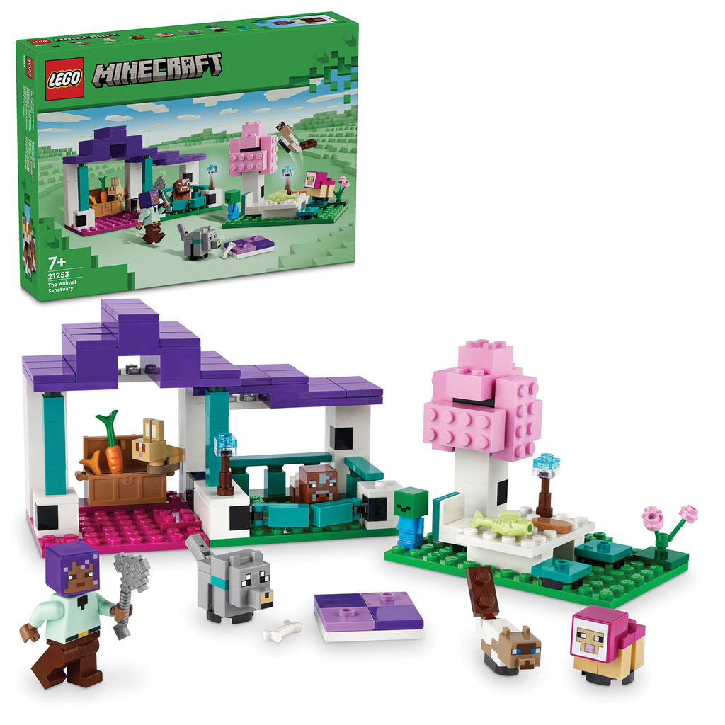 LEGO® Minecraft® The Animal Sanctuary - Bộ Lắp Ráp Khu Bảo Tồn Động Vật - LEGO 21253