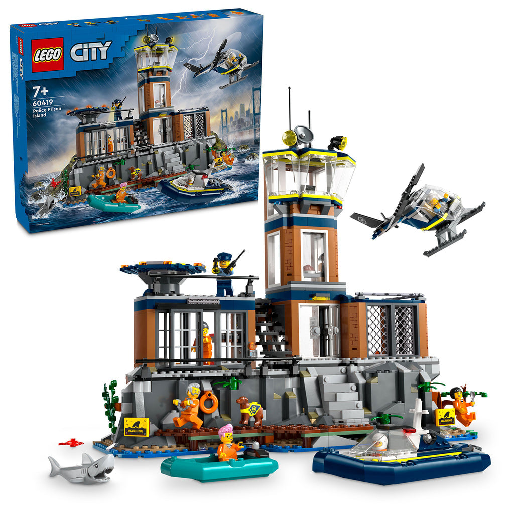 LEGO® City Police Prison Island - Đồ chơi lắp ráp Đảo Nhà Tù Cảnh Sát - LEGO 60419 LEGO - ảnh 1 - LEGO Sets