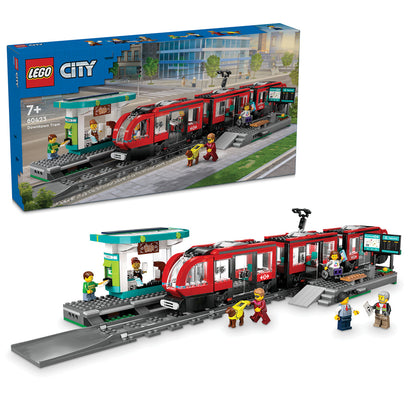 LEGO® City Downtown Tram and Station - Xe Điện Và Nhà Ga Trung Tâm - LEGO 60423 - Hình ảnh bổ sung 9