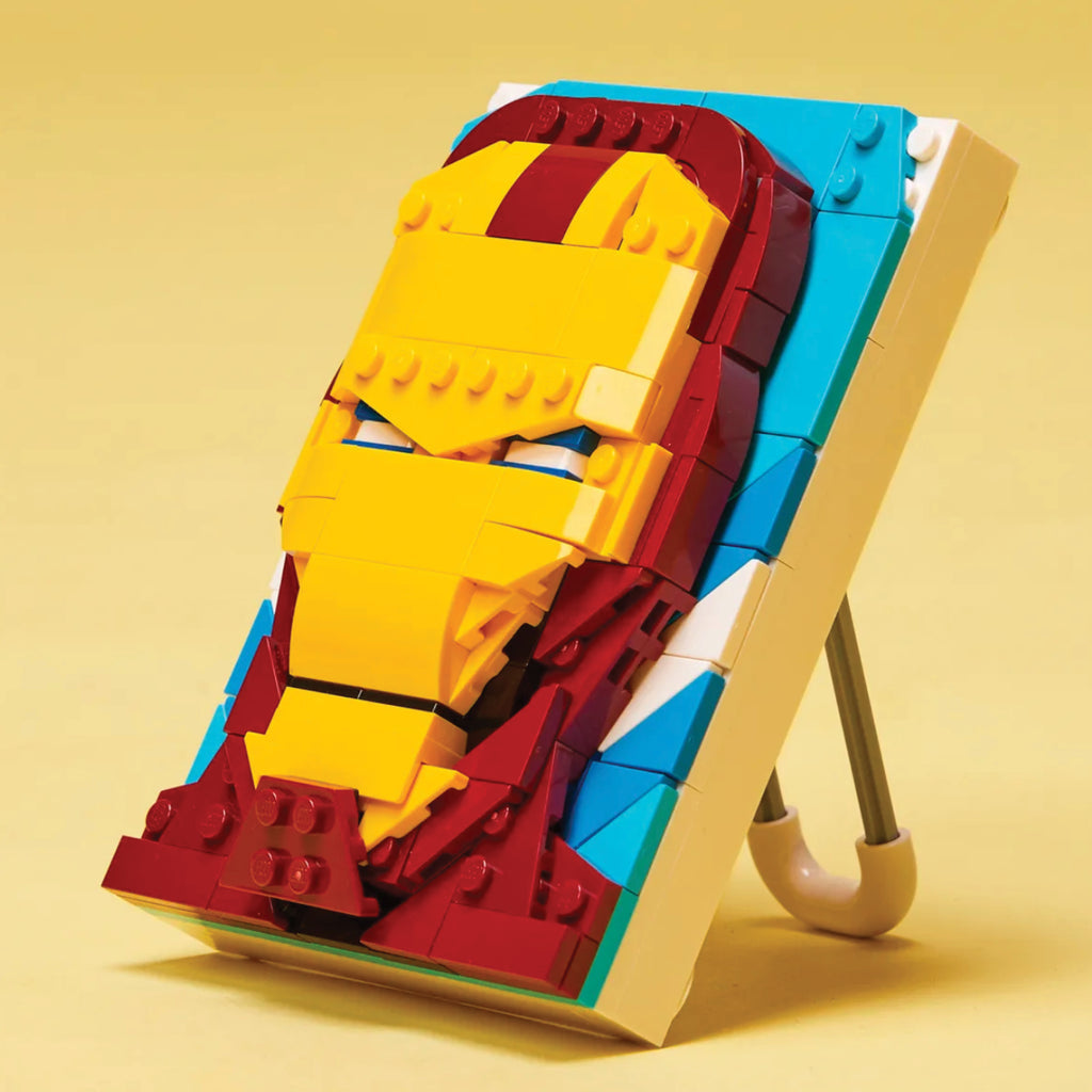 LEGO® Brick Sketches™ Iron Man (40535) - Mô hình tranh lắp ráp 3D Marvel - Hình ảnh bổ sung 6