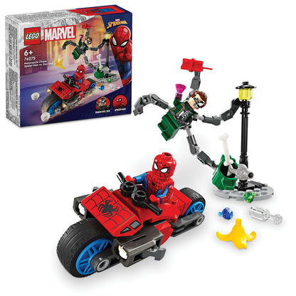 LEGO® Marvel Motorcycle Chase: Spider-Man vs. Doc Ock - Đồ Chơi Lắp Ráp Xe Mô Tô Siêu Anh Hùng LEGO 76275 - Hình ảnh bổ sung 9