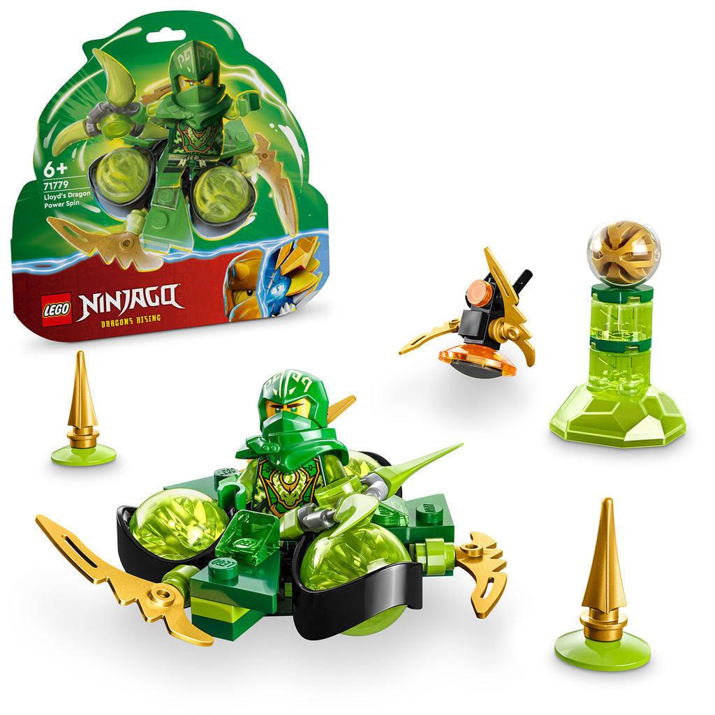 LEGO® NINJAGO® Lloyd’s Dragon Power Spinjitzu Spin - Đồ chơi lắp ráp Vòng xoay (71779) LEGO - ảnh 4 - Building Sets