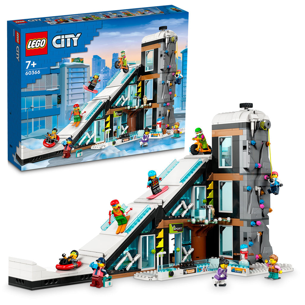 LEGO® City Ski and Climbing Center - Trung Tâm Trượt Tuyết và Leo Núi LEGO 60366 LEGO - ảnh 3 - Lego