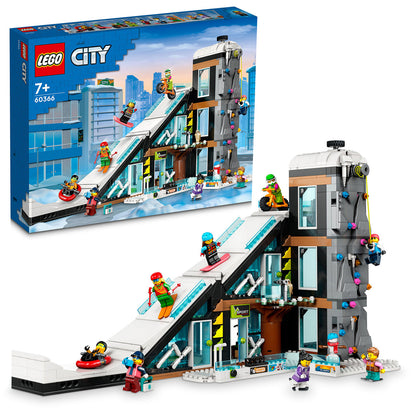 LEGO® City Ski and Climbing Center - Trung Tâm Trượt Tuyết và Leo Núi LEGO 60366 LEGO - ảnh 3 - Lego