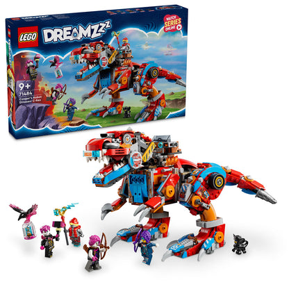 LEGO® DREAMZzz™ Cooper’s Robot Dinosaur C-Rex - Bộ Đồ Chơi Lắp Ráp Khủng Long Robot 2 Trong 1 - LEGO 71484 LEGO - ảnh 3 - LEG