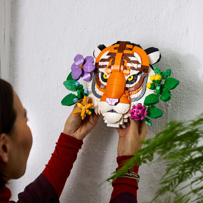 LEGO® Art: The Fauna Collection - Tiger - Mô Hình Lắp Ráp Tranh Nghệ Thuật 3D Hình Hổ - LEGO 31217 - Hình ảnh bổ sung 6
