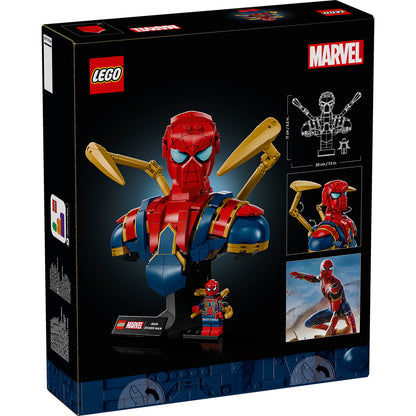 LEGO® Marvel Iron Spider-Man Bust - Mô Hình Lắp Ráp Siêu Anh Hùng LEGO 76326