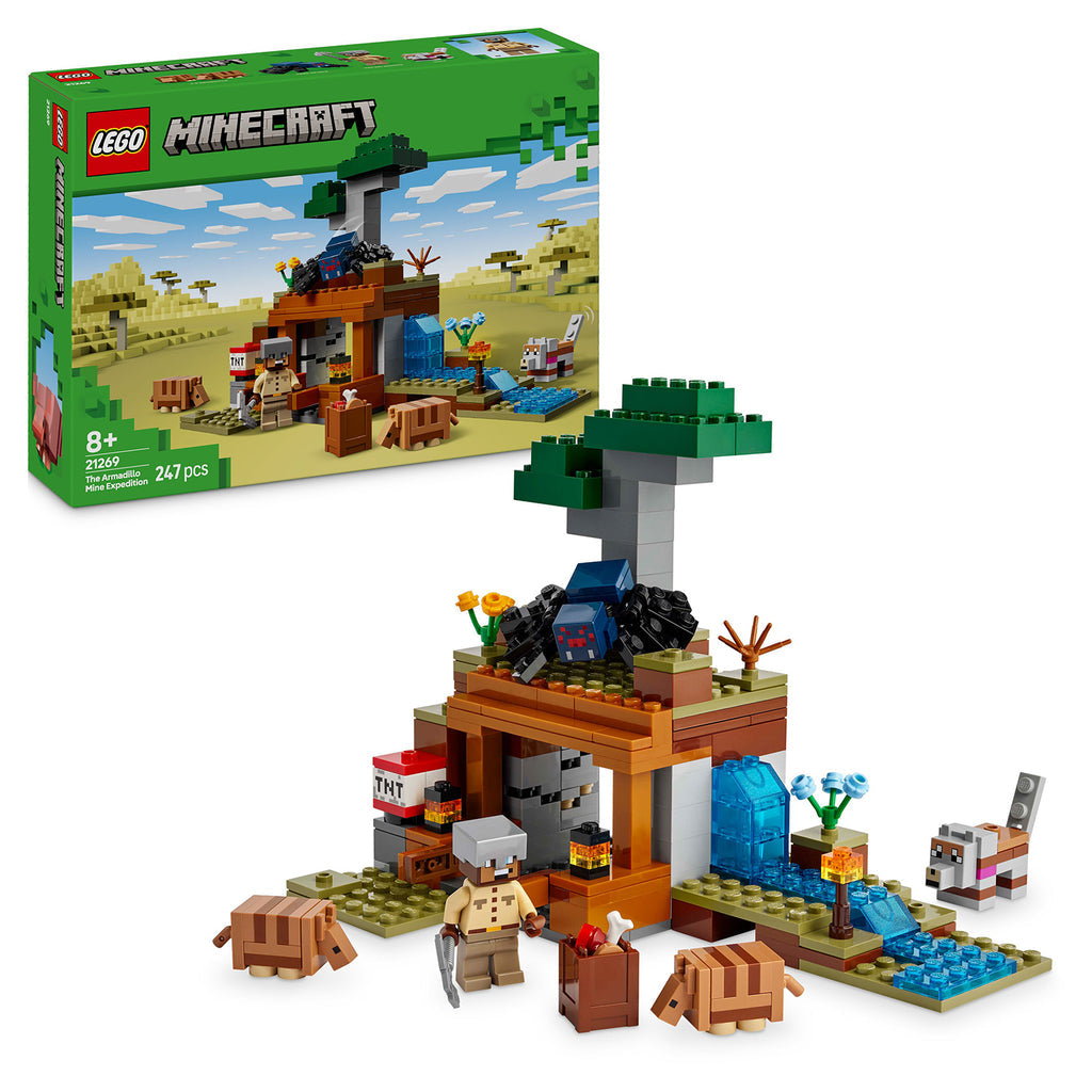 LEGO® Minecraft® The Armadillo Mine Expedition Đồ Chơi Lắp Ráp Minecraft LEGO 21269 - Hình ảnh bổ sung 9