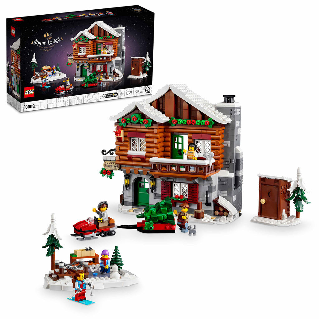 LEGO® ICONS™ Alpine Lodge - Bộ Lắp Ráp Nhà Nghỉ Núi Cao LEGO 10325