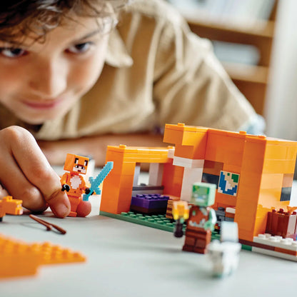 LEGO® Minecraft® The Fox Lodge - Đồ chơi lắp ráp Ngôi Nhà Cáo - LEGO 21178 - Góc nhìn khác 3