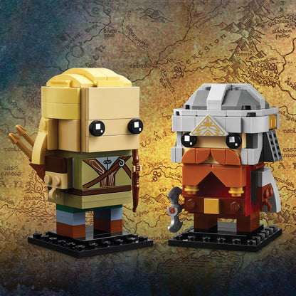 LEGO® BrickHeadz™ Legolas & Gimli™ Bộ Mô Hình Lắp Ráp Chúa Tể Những Chiếc Nhẫn LEGO 40751 - Hình ảnh bổ sung 6