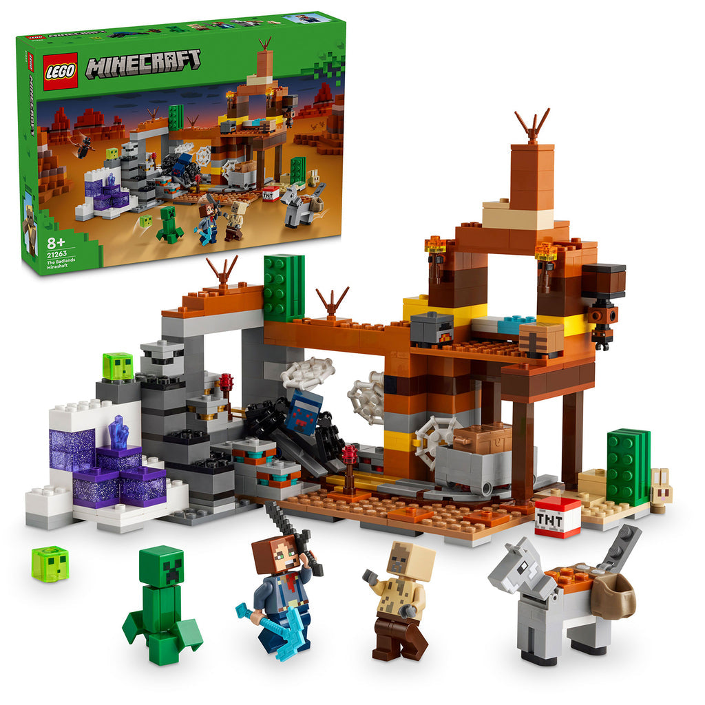 LEGO® Minecraft® The Badlands Mineshaft - Đồ Chơi Lắp Ráp Hầm Mỏ Vùng Badlands LEGO 21263 - Hình ảnh bổ sung 6