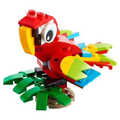 LEGO® Creator 3-in-1 Tropical Parrot - Đồ Chơi Lắp Ráp Vẹt Nhiệt Đới - LEGO 30581 - Hình ảnh chi tiết 2