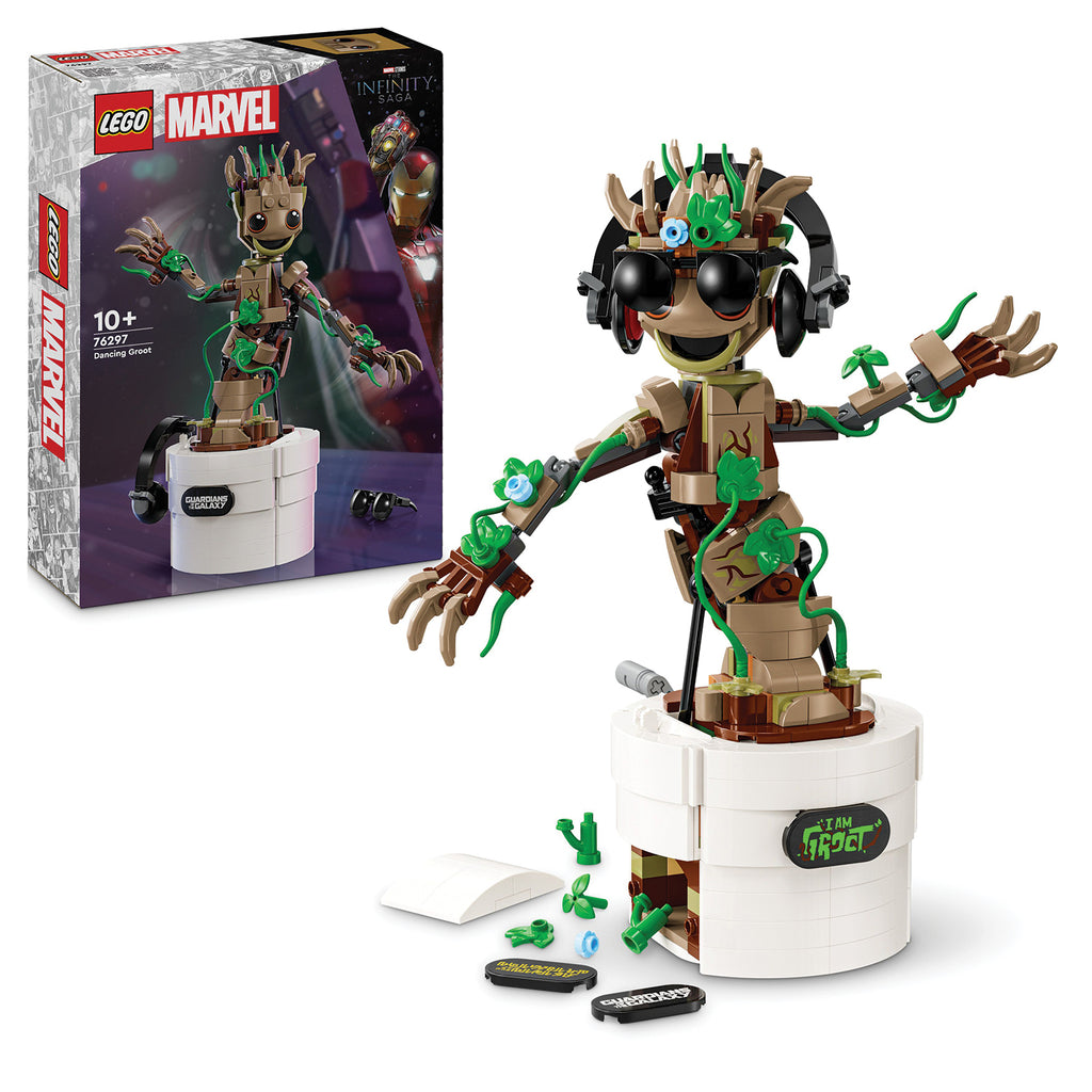 LEGO® Marvel Dancing Groot Mô Hình Groot Nhảy Múa Đồ Chơi Lắp Ráp LEGO 76297 LEGO - ảnh 3 - LEGO Marvel
