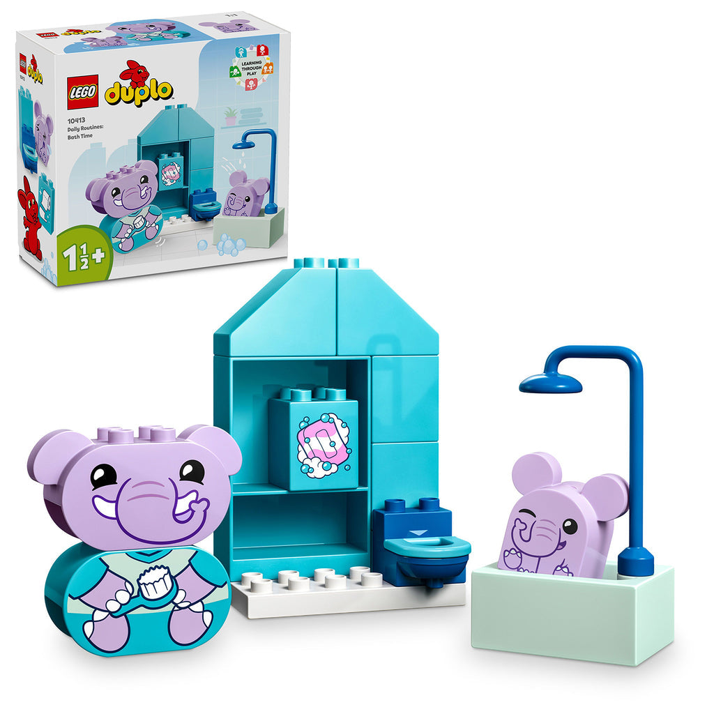 LEGO® DUPLO™ Daily Routines: Bath Time - Đồ Chơi Nhà Tắm Voi Con LEGO 10413 LEGO - ảnh 3 - LEGO Sets