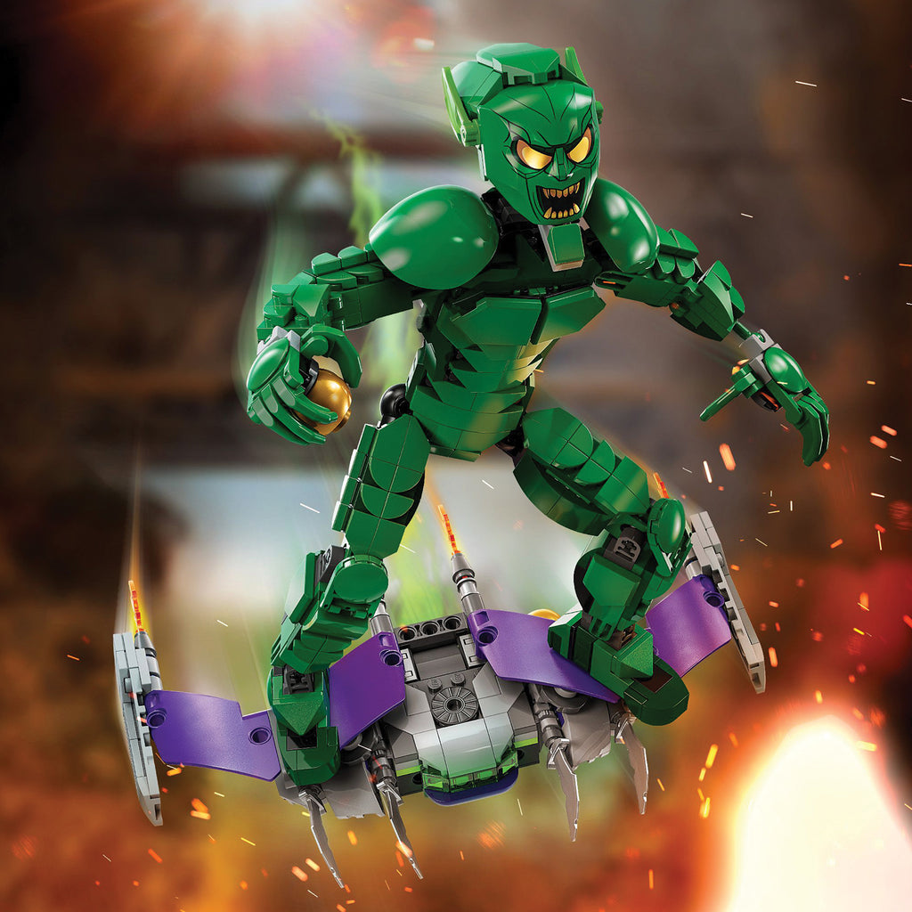 LEGO® Marvel Green Goblin Construction Figure - Mô Hình Lắp Ráp Green Goblin LEGO 76284 - Hình ảnh bổ sung 6