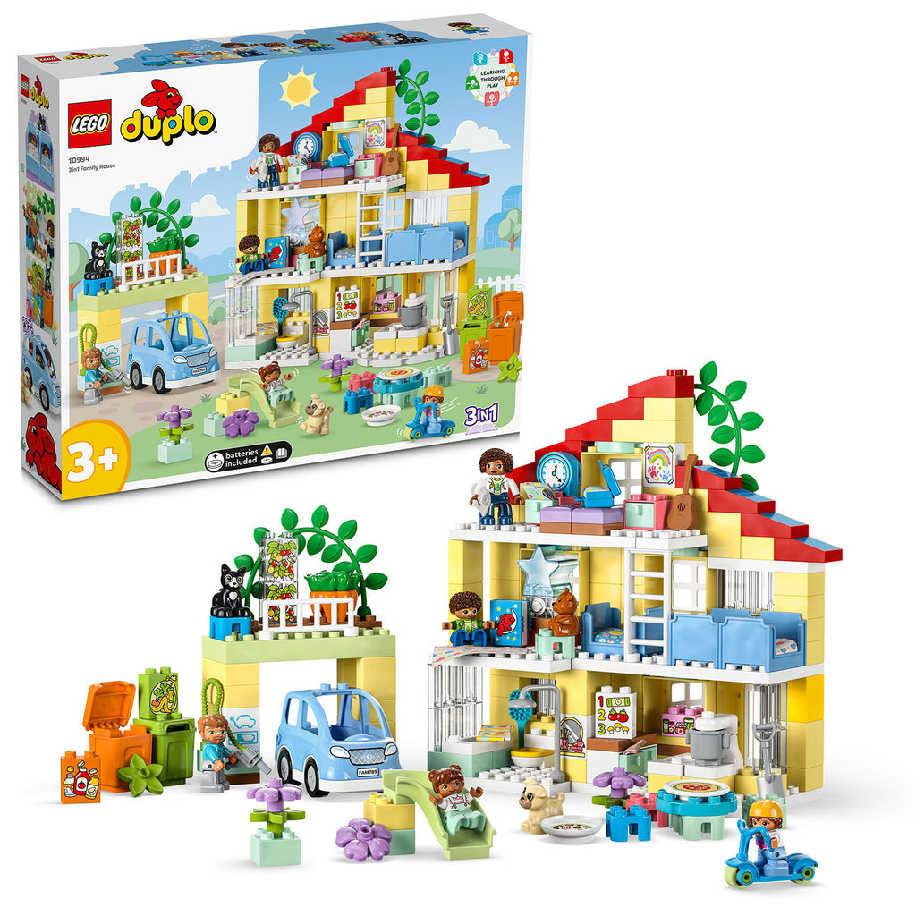 LEGO® DUPLO™ Town 3in1 Family House Ngôi Nhà Gia Đình 3 Trong 1 LEGO 10994 LEGO - ảnh 3 - Đồ chơi lắp ráp