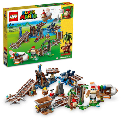 LEGO® Super Mario™ Diddy Kong's Mine Cart Ride Expansion Set - Bộ mở rộng Chuyến đi Xe goòng Diddy Kong 71425 LEGO - ảnh 3 - 