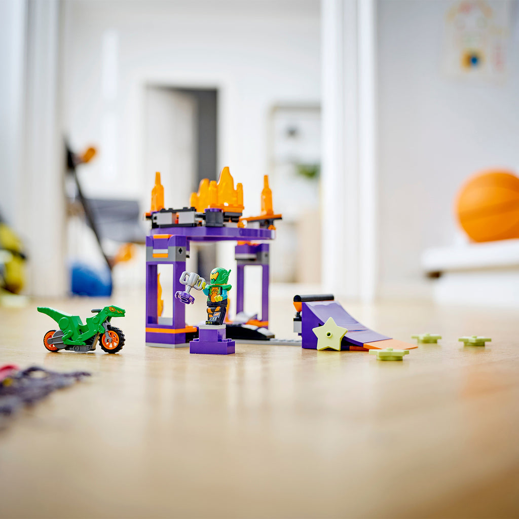 LEGO® City Dunk Stunt Ramp Challenge - Bộ Đồ Chơi Xe Mô Tô Nhảy Cầu Mạo Hiểm LEGO 60359 LEGO - ảnh 2 - Building Sets