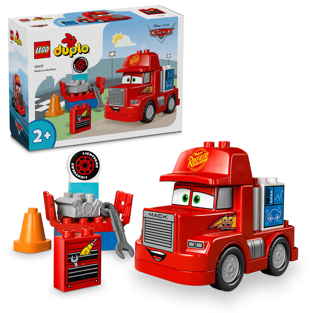 LEGO® DUPLO™ Mack at the Race - Đồ Chơi Lắp Ráp Xe Tải Mack Disney Pixar - LEGO 10417 LEGO - ảnh 2 - LEGO® DUPLO®