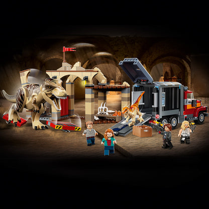 LEGO® Jurassic World T. rex & Atrociraptor Dinosaur Breakout - Đồ Chơi Lắp Ráp Khủng Long 76948 - LEGO